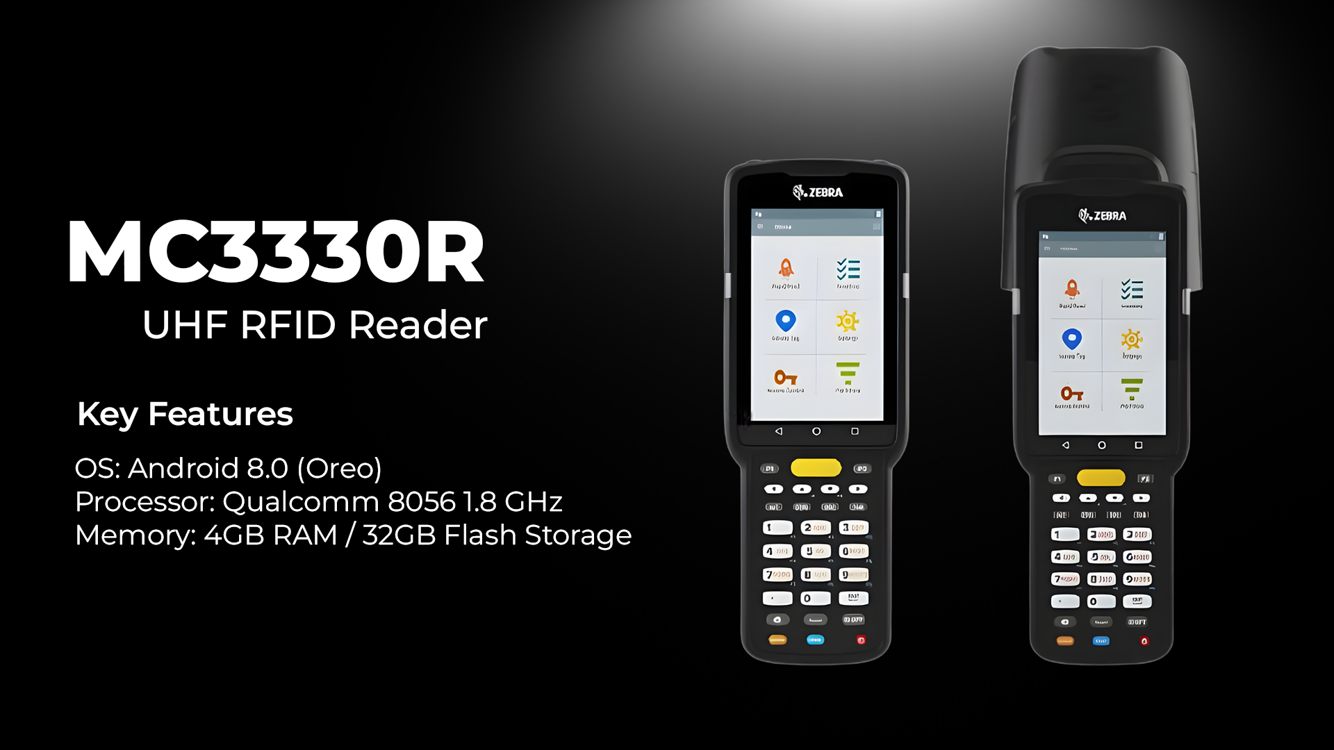Zebra MC3330R Handheld RFID Card Reader 1